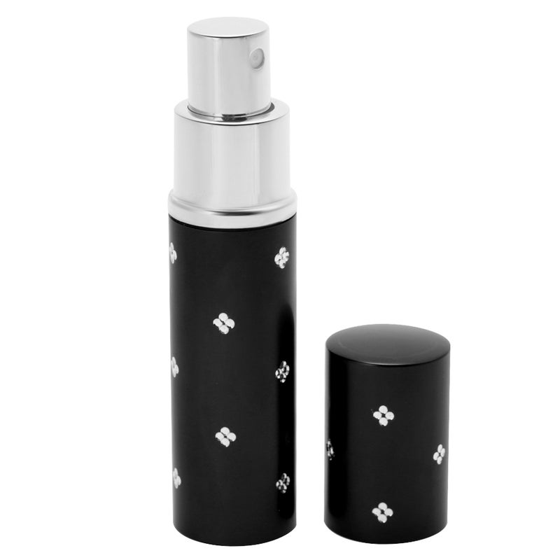 Refillable Perfume Atomizer Bottle: Black High-quality Aluminum Material - Corrosion Resistant Durable Small Atomizer Orifice Empty Perfume Spray Bottle for Nights Out Office Daily Freshening - Image 3