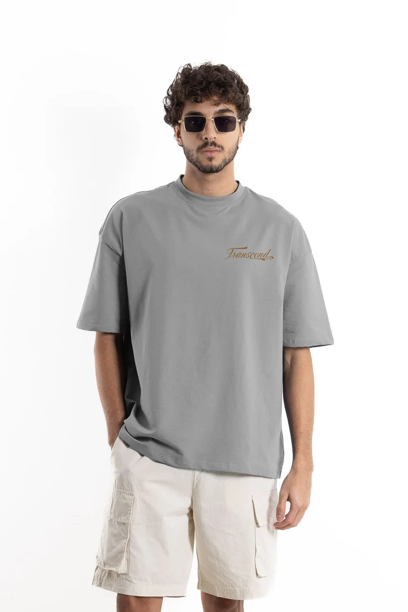 SHAPES COTTON BLEND PRINTED T-SHIRT