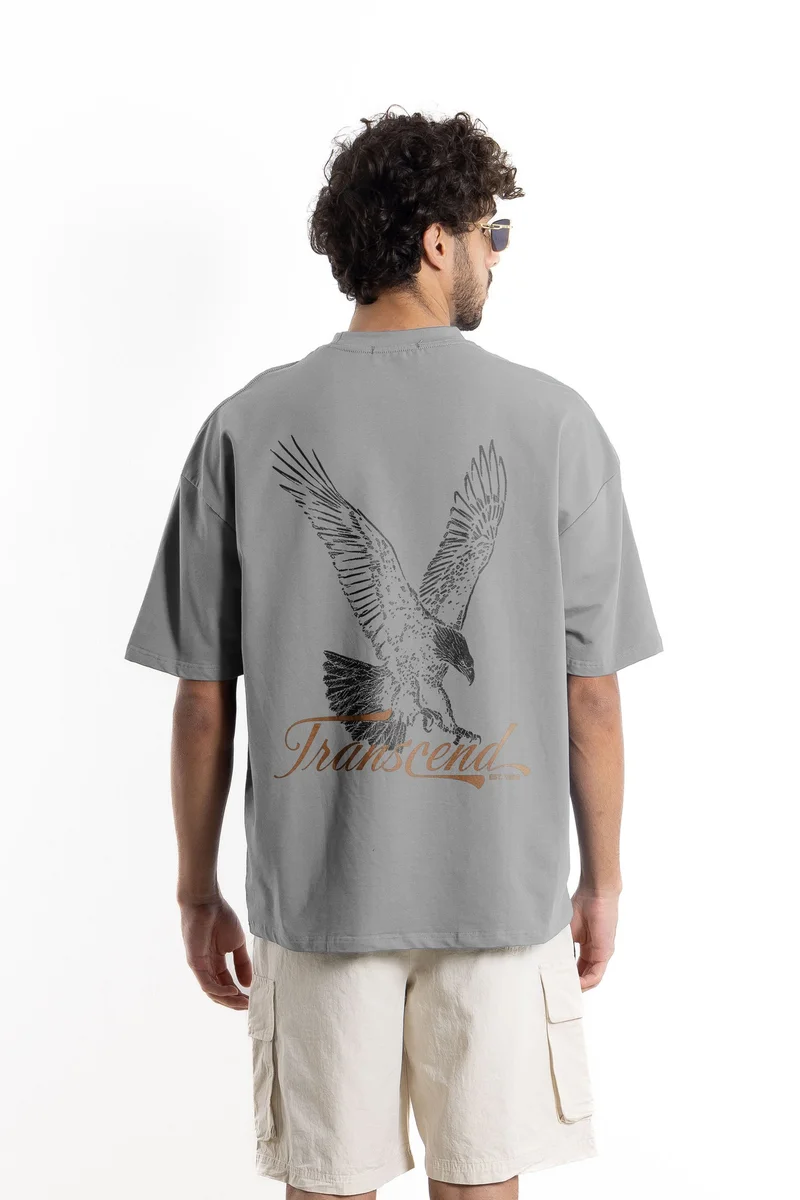 SHAPES COTTON BLEND PRINTED T-SHIRT