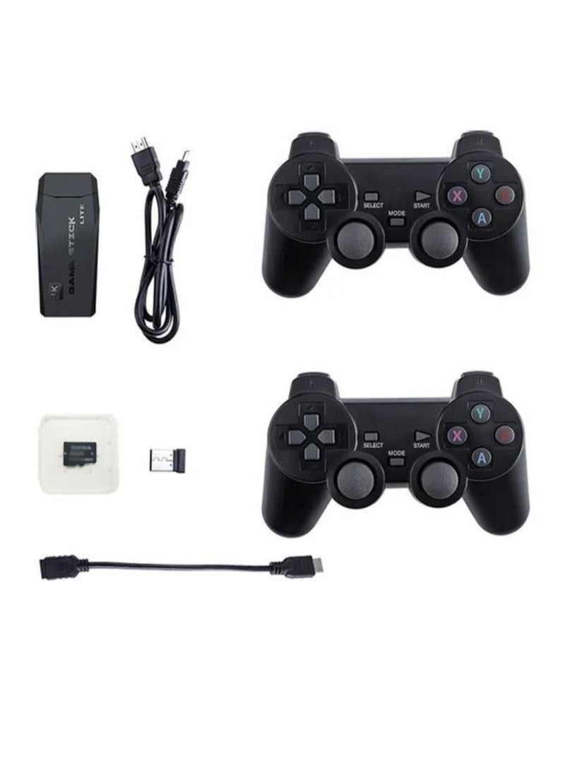 جهاز تشغيل العاب الفيديو الرقمية ريترو مع مع مخرج HDMI بدقة 4K مع أكثر 10000 كثر من لعبة كلاسيكية مدمجة مع ذراعي تحكم مريحتين وخاصية التوصيل والتشغيل - Image 2