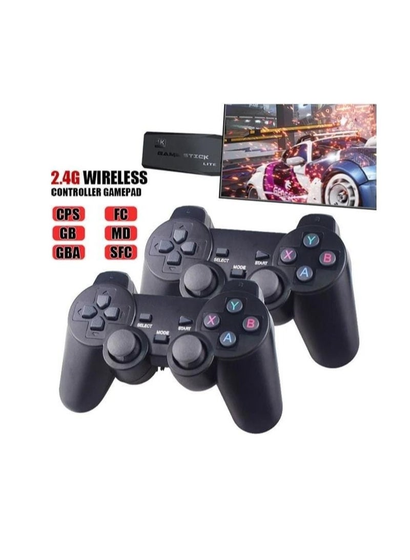 جهاز تشغيل العاب الفيديو الرقمية ريترو مع مع مخرج HDMI بدقة 4K مع أكثر 10000 كثر من لعبة كلاسيكية مدمجة مع ذراعي تحكم مريحتين وخاصية التوصيل والتشغيل - Image 3