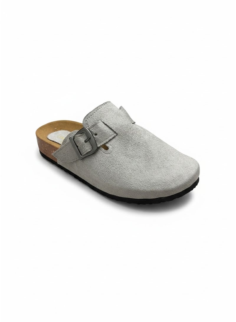 Vbranda Comfortable Mule with side buckle SF-72-GRAY - Image 4