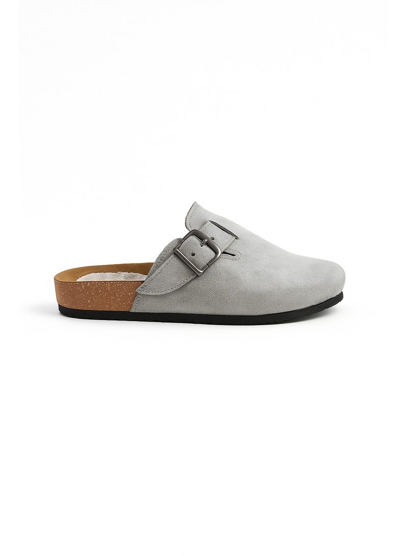 Vbranda Comfortable Mule with side buckle SF-72-GRAY - Image 3
