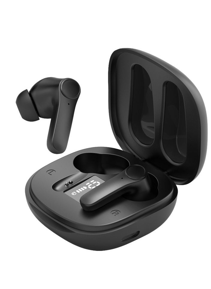 Generic - Professional Smart Translator Earbuds Bluetooth Headphones Wireless Headset Intelligent voice translation Earphones Binaural Simultaneous Translation 144 Languages Translation Black - Image 1