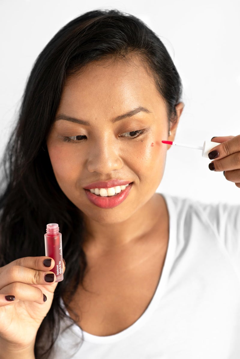 Ere Perez - Natural Beetroot Cheek + Lip Tint | Vegan, Cruelty-Free, Clean Beauty (Joy) - Image 4