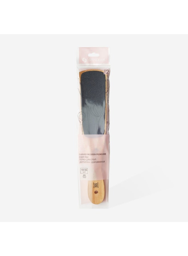 STALEKS Wooden Foot File Beauty & Care 10 Type 2 100 / 180 Grit - Image 2