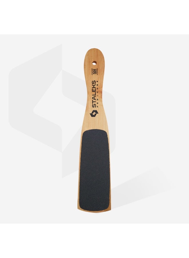 STALEKS Wooden Foot File Beauty & Care 10 Type 2 100 / 180 Grit - Image 1