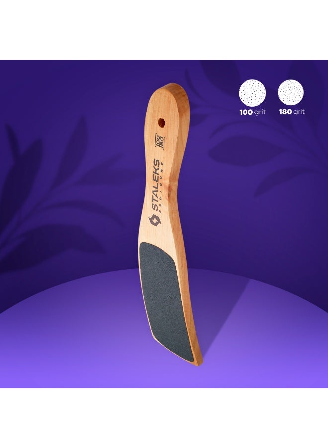 STALEKS Wooden Foot File Beauty & Care 10 Type 2 100 / 180 Grit - Image 3