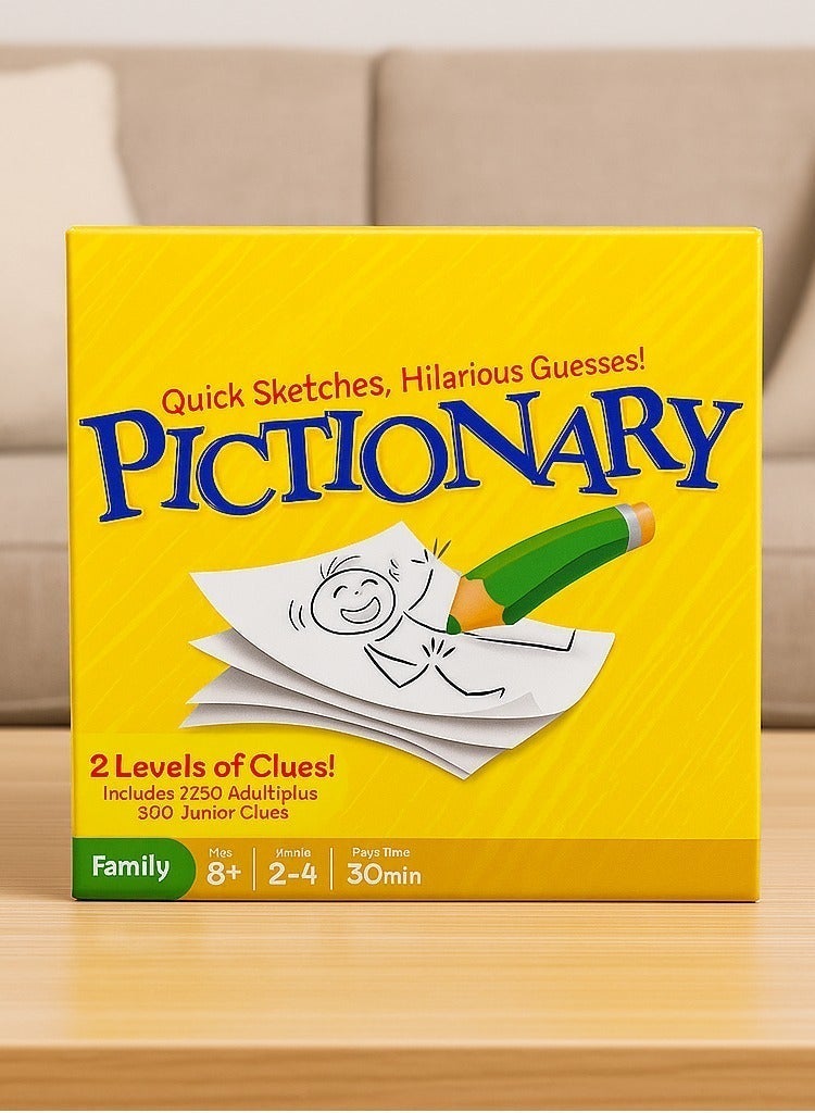 PICTIONARY English Adult Game Party Funny Entertainment English Board Game Adult English Game Guessing And Drawing For Friends Party - Image 2