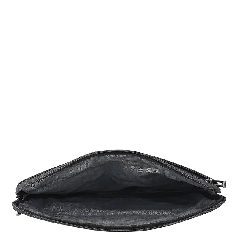 Da Milano grey Signato Leather Laptop Sleeve - Grey  | Best Price UAE