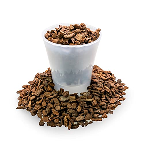 Gardenera Premium Grade New Zealand Pinus Radiata Bark by Gardenera - Organic Hand Mixed New Zealand Pine Bark for Orchids - Medium Chips 9-12mm - 2 Quart - Image 3