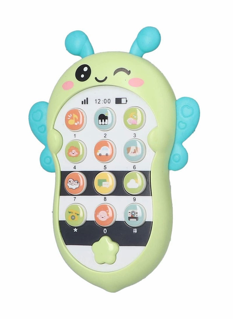Multi-Function Baby Cell Phone Toy, Educational Music Mobile for Infants, Teething Phone with Light and Sound, Early Learning Simulation Toy for Kids - Image 1