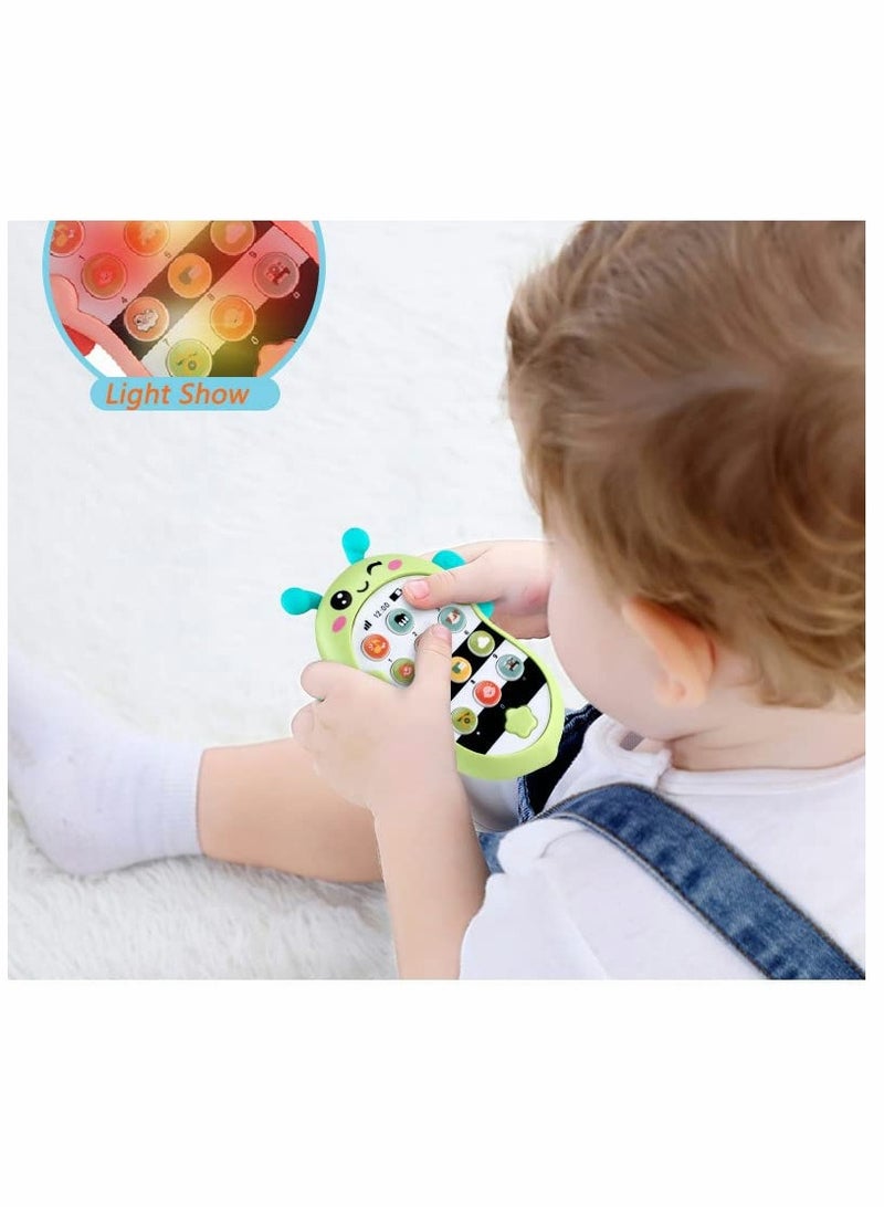 Multi-Function Baby Cell Phone Toy, Educational Music Mobile for Infants, Teething Phone with Light and Sound, Early Learning Simulation Toy for Kids - Image 3