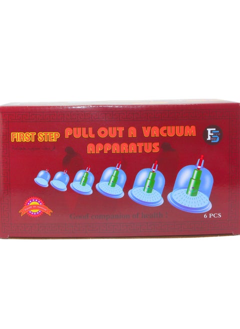 Islamic Hijama  cupping set of 6 cups with suction device in different sizes