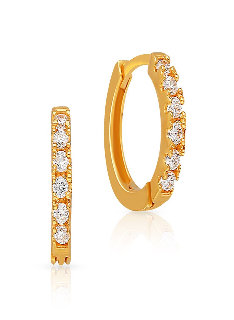 Malabar Gold and Diamonds 22 Karat 916 Purity Hoops & Bali Style Endless Hoop Earring for Women ERDZL51333 - Image 1