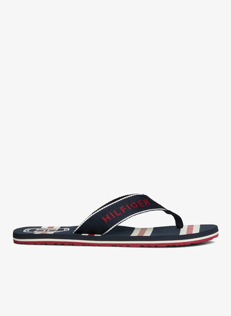 Tommy Hilfiger Global Stripe Logo Flip-Flops