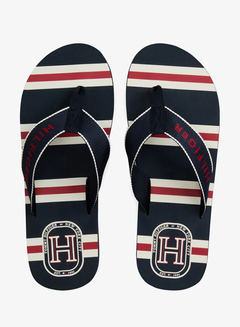 Tommy Hilfiger  Global Stripe Logo Flip-Flops for Men | Best Price UAE