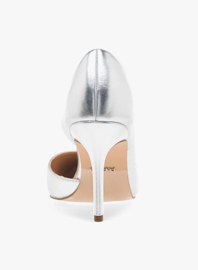 Paprika Women's Solid Slip-On Pumps with Stiletto Heels