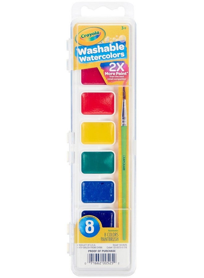 Crayola Washable Watercolors 8 Ea (Pack Of 20) - Image 2