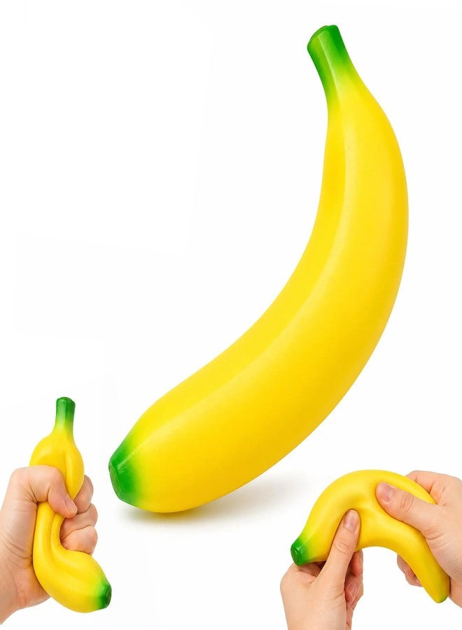 WANGXYZ Bannana Squishy Toy,Banana Squishy,Banana Stress Toys,Lightweight Squeeze Toys Stress Relief Toys for Adults Party Favors Birthday Gift - Image 1