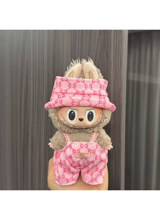 LABUBU Labubu Clothes - Labubu Outfit, Chic Style Set for Labubu Dolls, 17cm Doll Clothes Suitable for labubu Dolls Accessories 