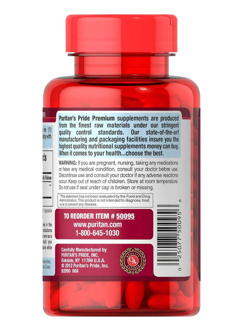 Puritan's Pride Coq10 200 Mg Supports Heart Health 240 Rapid Release Softgels - Image 4