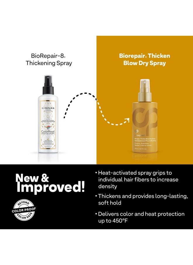 ColorProof Colorproof Biorepair Thicken Blow Dry Spray, 6.7oz - For Thinning Color-Treated Hair, Increases Fullness, Volume, & Density, Lasting Hold & Soft Style, Thicker, Fuller Looking Hair  - Image 2