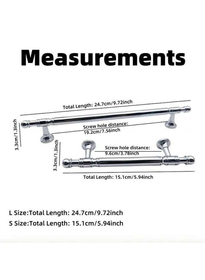 Modern Aluminum Cabinet Handles Hole Distance 96mm Durable Easy Install - Image 3