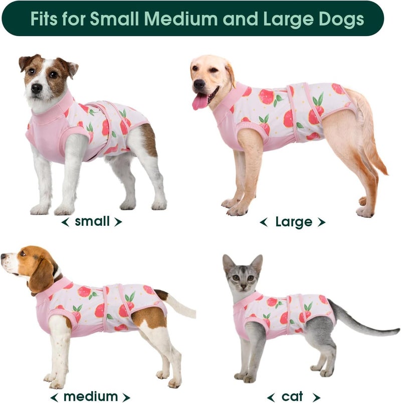 Kuoser Moisture wear upgraded quality Recovery Suit for Dogs Cats After Surgery, Professional Pet Recovery Shirt Dog Abdominal Wounds Bandages, Substitute E-Collar & Cone,Prevent Licking Dog Onesies Pet Surgery Recovery Suit Trendy versatile build - Image 5