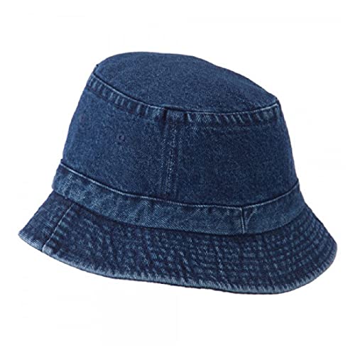 Zacharias Unisex Fishermen Denim Bucket Hat (Pack of 1) (AL-01_Blue_Free Size) - Image 3