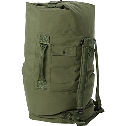 Ammo Can Man حقيبة دفل عسكرية أصلية من الجيش الأمريكي مصنوعة من نايلون كوردورا مع 2 حزام حمل حقيبة ظهر حقيبة بحرية حقيبة طوارئ باللون الزيتوني (أخضر OD) - Image 5