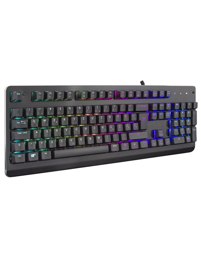 Avalon - Gaming Keyboard - RGB with 26 blue keys for smooth and responsive keystrokes, for PC gamers - Image 1