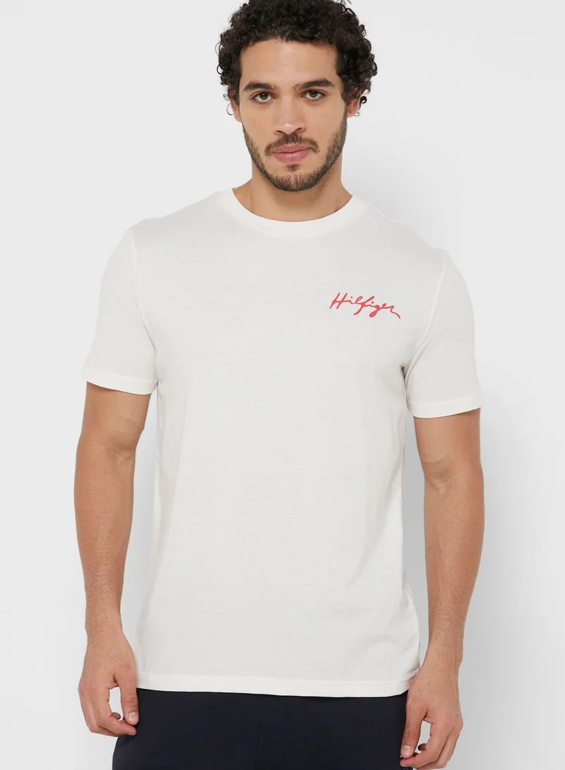 TOMMY HILFIGER Logo Crew Neck T-Shirt
