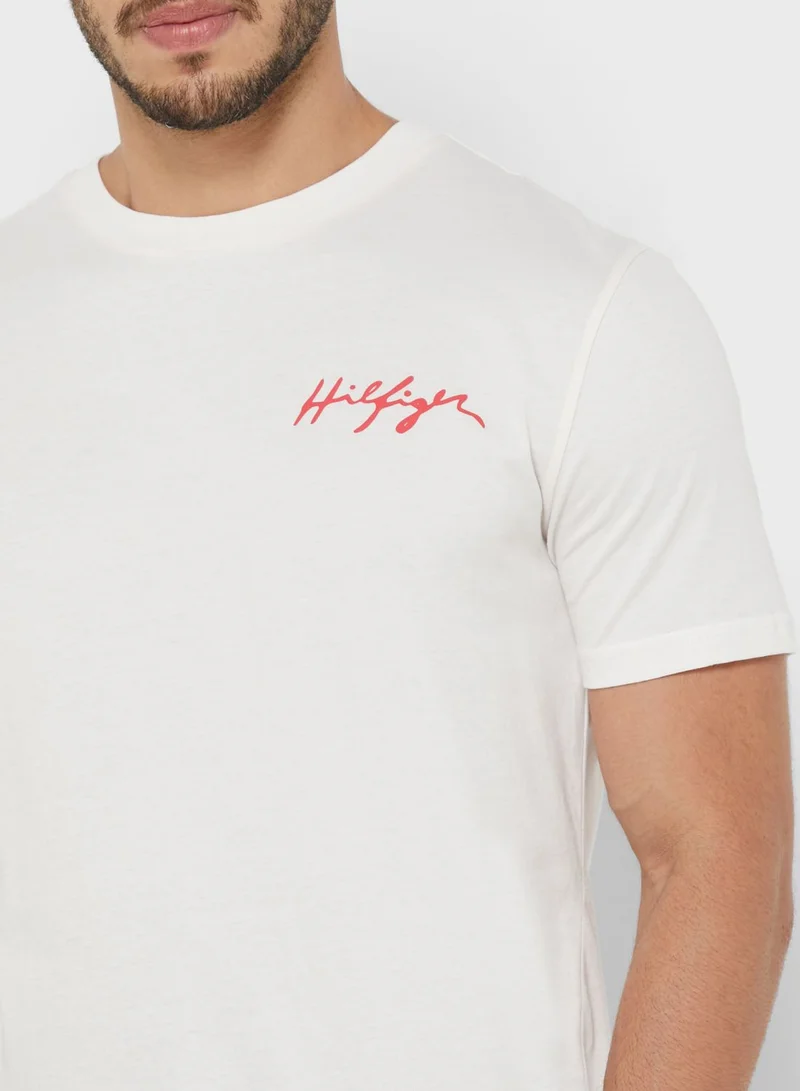 TOMMY HILFIGER Logo Crew Neck T-Shirt