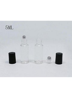 6Pcs 5Ml/0.1Oz Mini Empty Refill Clear Glass Essential Oil Rollon Bottles With Stainless Steel Roller Balls And Black Cap Travel Sample Packing Jar Pot Makeup Cosmetic Lip Balm Storage Holder - pzsku/ZAAA88311713F0A5CE3B4Z/45/_/1683269814/666812e0-a3db-4641-a50f-020f61f21150