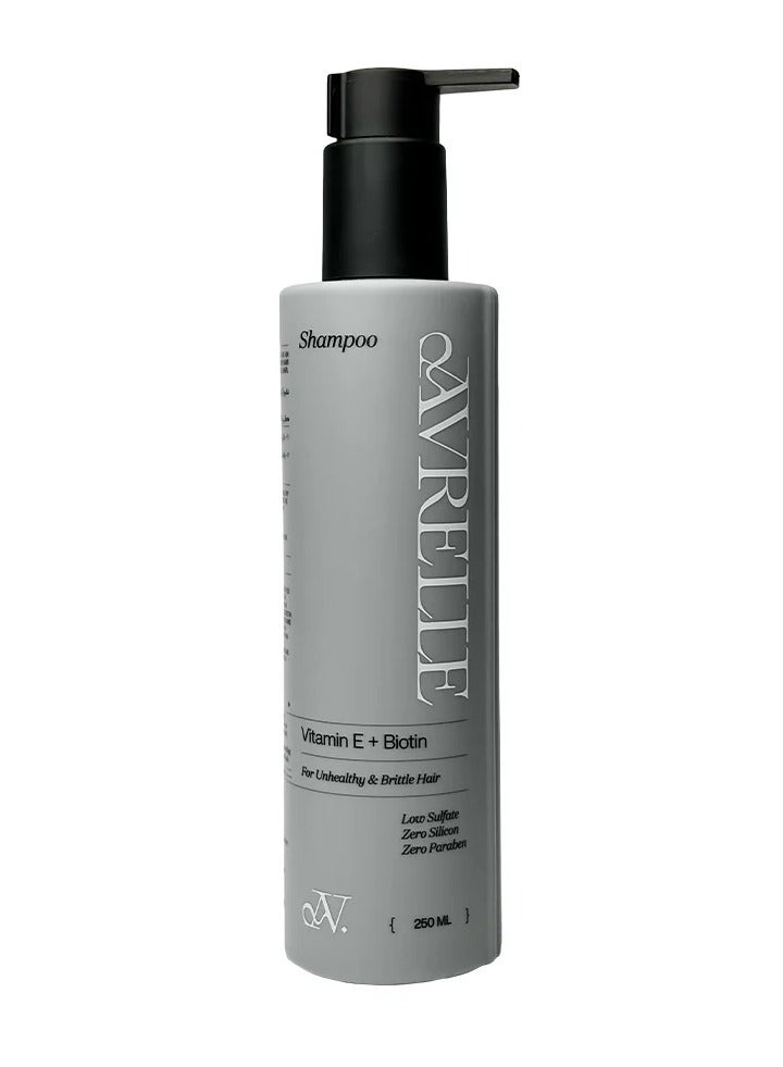 AVRELLE VITAMIN E + BIOTIN LOW SULFATE SHAMPOO FOR UNHEALTHY AND BRITTLE HAIR