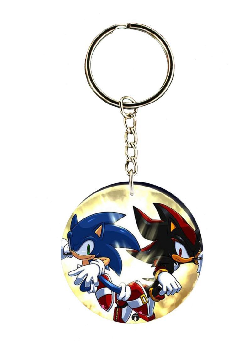 Sonic Printed Keychain