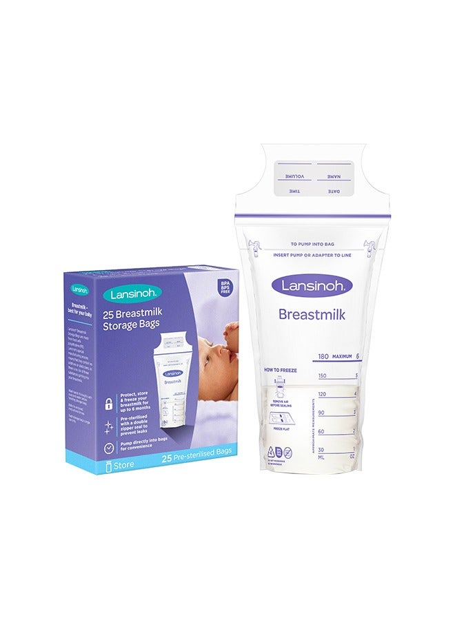 Lansinoh Pack Of 25 Breastmilk Storage Bags