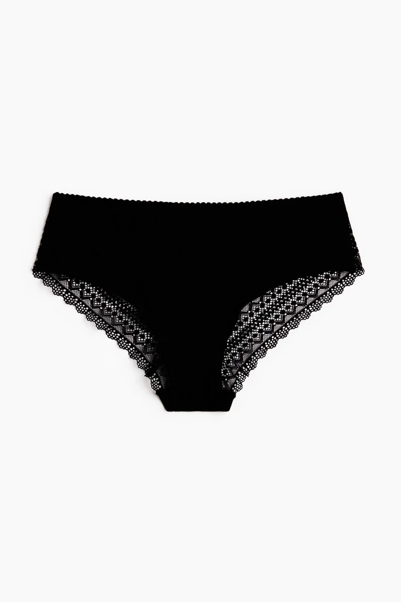 H&M  3-pack cotton and lace hipster briefs for Women | Best Price UAE