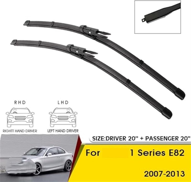 Wivplex Car Front Wiper Blades for 1 Series E82 (2007-2013) - Image 2