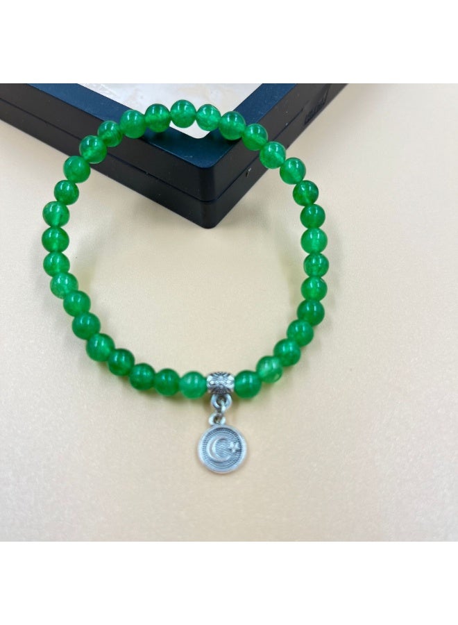 NIBEMINENT 33 Muslim Prayer Beads Green/6mm 