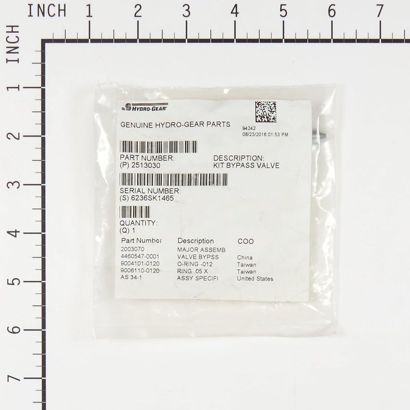 Hydro-Gear 2513030 Bypass Valve - Genuine OEM Part - Image 4