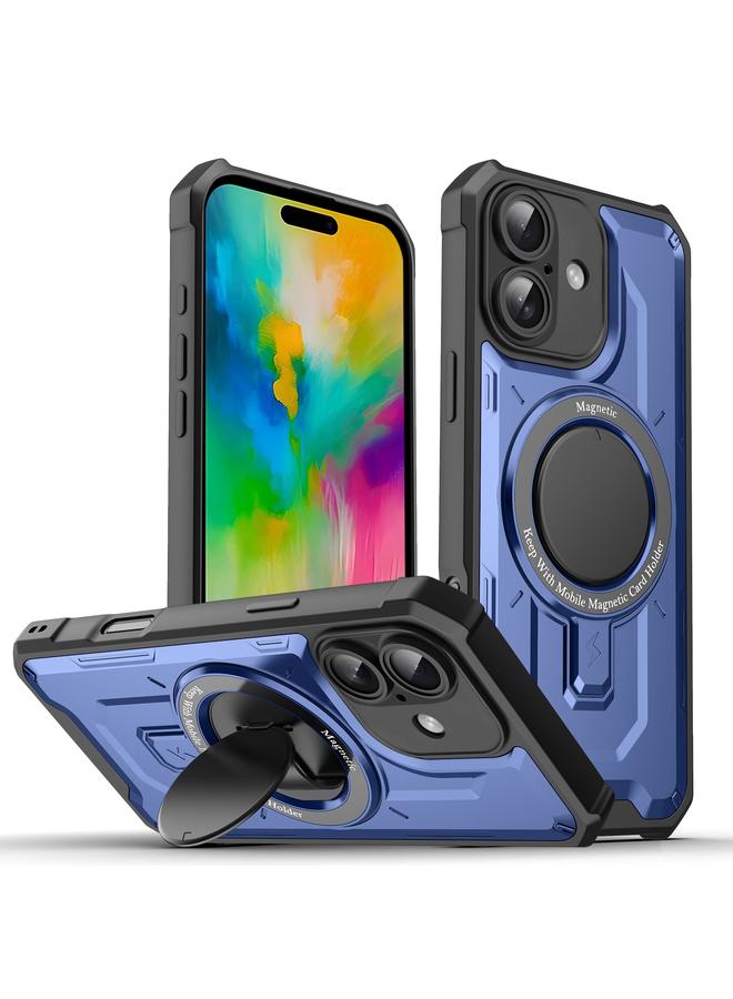 S-TOP Case For iPhone 16 Plus Invisible Bracket MagSafe Magnetic Phone Case - Image 1