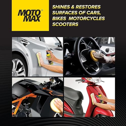 Motomax Protectant Spray (100 ml),Pack of 2 | Repels dust, pollutants| Protect, Restore Faded Vinyl, Plastic, Leather, Dashboard, Rubber, Tyres of Cars, Bikes - Image 3