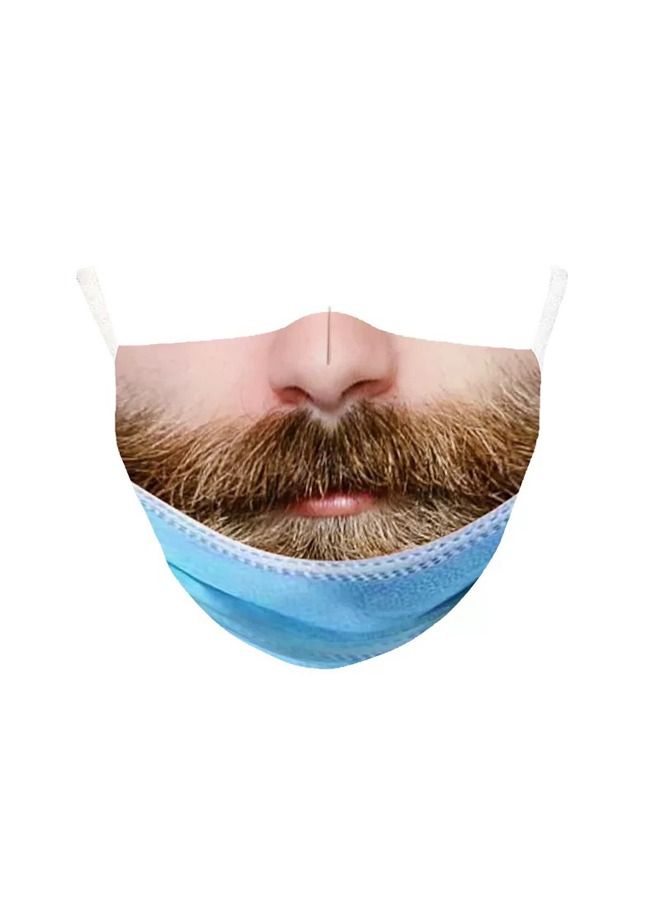 Outdoor Funny Printing Washable Reusable Face Mask  - Image 1
