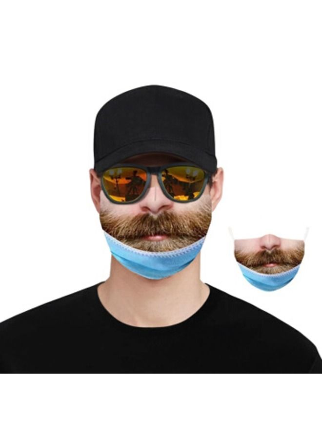 Outdoor Funny Printing Washable Reusable Face Mask  - Image 2