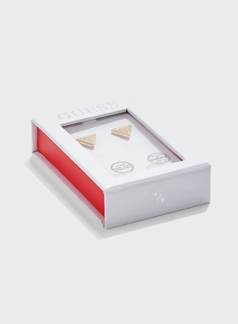 GUESS Iconic Angles Stud Earrings