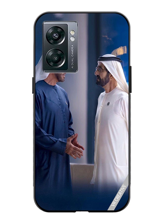 VR CREATIVE Protective Case Cover For Oppo A57 5G Sheikh Mohamed Bin Zayed Al Nahyan And Sheikh Mohammed Bin Rashid Al Maktoum Design Multicolour - Image 1