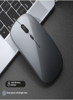 Generic Premium Wireless Bluetooth Rechargeable Silent Mouse - Perfect for Laptops, Notebooks, Tablets & Business Use - Compatible with Dell, HP, Lenovo  - Image 1