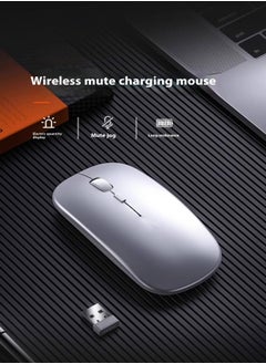 Generic Premium Wireless Bluetooth Rechargeable Silent Mouse - Perfect for Laptops, Notebooks, Tablets & Business Use - Compatible with Dell, HP, Lenovo  - Image 2